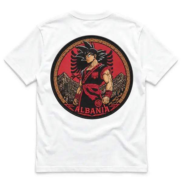 Albania Anime Warrior Tee